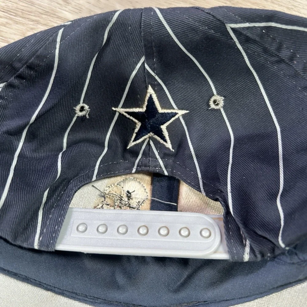 VTG 1994 Dallas Cowboys Taz Looney Tunes Snapback Hat  YOUTH NFL Blue Gray Cap